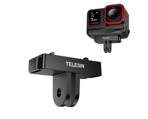 Магнитный адаптер TELESIN с двумя захватами для Insta360 Ace/Ace Pro/Ace Pro 2/ Insta360 X5 (S7-JBK-06-TIS)
