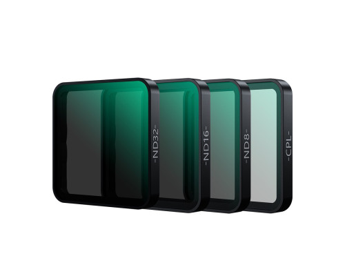 TELESIN S5-FLT-27-TIS для Insta360 Ace Pro / Ace Pro 2 — набор светофильтров CPL / ND8 / ND16 / ND32