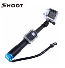 Монопод від SHOOT із кріпленням для пульта Wi-Fi Remote для екшен камер Gopro, SJCAM, Xiaomi (код № XTGP178)