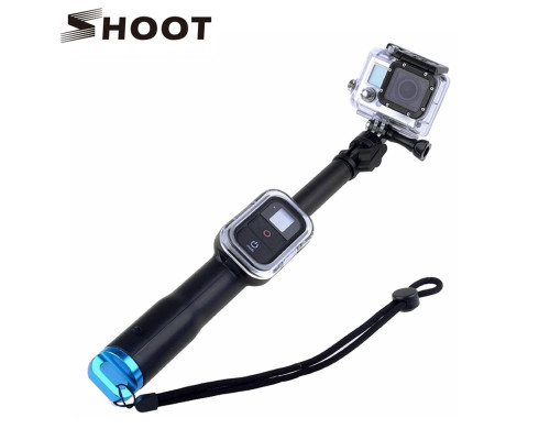 Монопод від SHOOT із кріпленням для пульта Wi-Fi Remote для екшен камер Gopro, SJCAM, Xiaomi (код № XTGP178)