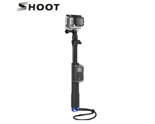 Монопод від SHOOT із кріпленням для пульта Wi-Fi Remote для екшен камер Gopro, SJCAM, Xiaomi (код № XTGP178)