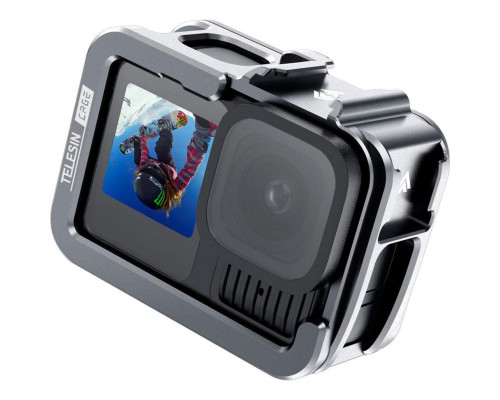 Алюминиевая рамка защитная TELESIN для экшн камер GoPro Hero 9, 10, 11, 12, 13 (код S6-FMS-14-TGP)