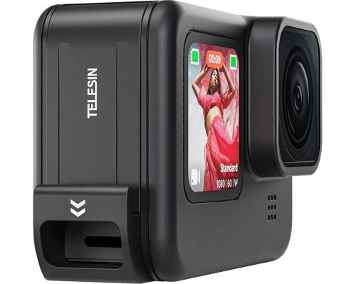 Влагозащищенная крышка аккумуляторного отсека TELESIN для GoPro Hero 9 10 11 12 13 (код GP-CLC-G11)