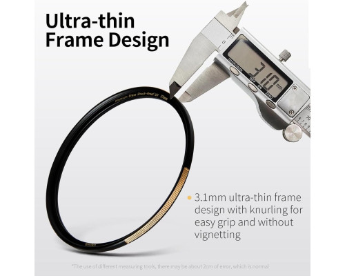 Ударопрочный защитный светофильтр Haida - Premium Brass Shock-Proof UV Filter - 67 mm