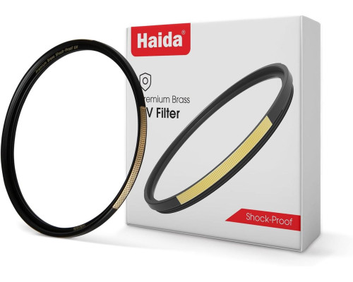 Ударопрочный защитный светофильтр Haida - Premium Brass Shock-Proof UV Filter - 67 mm