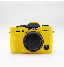 Захисний силіконовий чохол для фотоапаратів FujiFilm X-T30 — жовтий