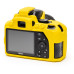 Защитный силиконовый чехол для фотоаппаратов Nikon D3500  - желтый