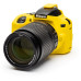 Защитный силиконовый чехол для фотоаппаратов Nikon D3500  - желтый