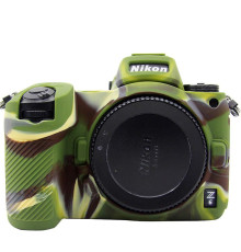 Захисний силіконовий чохол для фотоапаратів Nikon Z6, Z6 II, Z7, Z7 II, Z5 — камуфляж