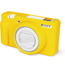 Захисний силіконовий чохол для фотоапаратів SONY ZV-1F, ZV-1, ZV-1 II — жовтий