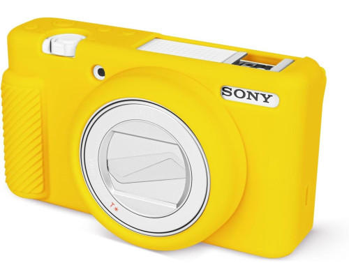 Защитный силиконовый чехол для фотоаппаратов SONY ZV-1F, ZV-1, ZV-1 II - желтый