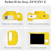 Защитный силиконовый чехол для фотоаппаратов SONY ZV-1F, ZV-1, ZV-1 II - желтый