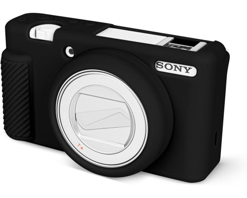 Защитный силиконовый чехол для фотоаппаратов SONY ZV-1F, ZV-1, ZV-1 II - черный