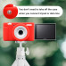 Защитный силиконовый чехол для фотоаппаратов SONY ZV-1F, ZV-1, ZV-1 II - красный