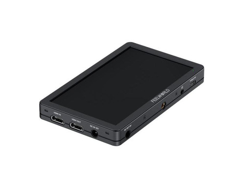 Накамерный монитор, дисплей FeelWorld 6" дюймовый T6, 450 cd/m2, HDMI 4K, 1920x1080 IPS - альминиевый корпус