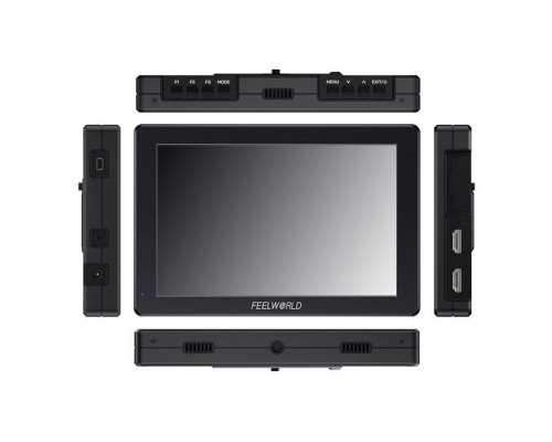 Накамерный монитор, дисплей FeelWorld 7" дюймовый T7 PRO, 2000 cd/m2, 4K HDMI 60 - алюминиевый корпус