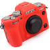 Защитный силиконовый чехол для фотоаппаратов FujiFilm X-T5 - красный