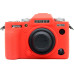 Защитный силиконовый чехол для фотоаппаратов FujiFilm X-T5 - красный