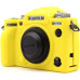 Защитный силиконовый чехол для фотоаппаратов FujiFilm X-T5 - желтый