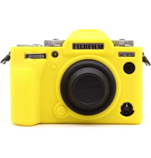 Захисний силіконовий чохол для фотоапаратів FujiFilm X-T5 — жовтий