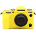 Защитный силиконовый чехол для фотоаппаратов FujiFilm X-T5 - желтый