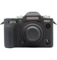 Захисний силіконовий чохол для фотоапаратів FujiFilm X-T5 — чорний