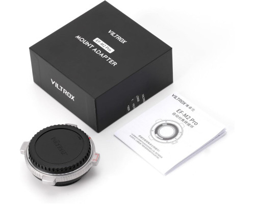 Адаптер Viltrox EF-M2 PRO Speed Booster для Canon EF на байонет Micro 4/3 (Panasonic, Olympus, Blackmagic)