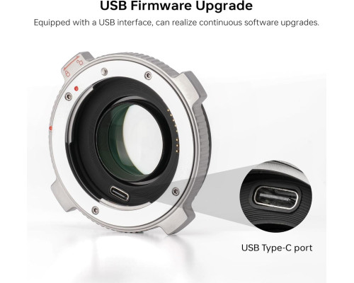Адаптер Viltrox EF-M2 PRO Speed Booster для Canon EF на байонет Micro 4/3 (Panasonic, Olympus, Blackmagic)