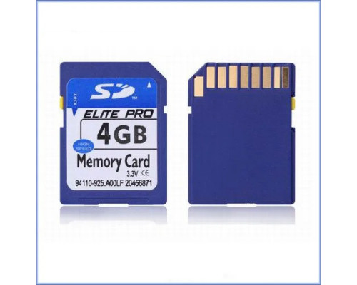 Карта памяти SD - ELITE Pro - 4 GB (10 Class)