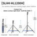 Профессиональная студийная стойка Selens Lowboy SLH4-HL1200H (120 см) - с универсальной многофункциональной головкой
