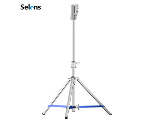 Профессиональная студийная стойка Selens Lowboy SLH4-HL1200H (120 см) - с универсальной многофункциональной головкой