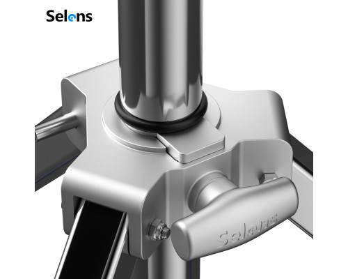 Профессиональная студийная стойка Selens Lowboy SLH4-HL1200H (120 см) - с универсальной многофункциональной головкой