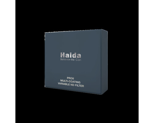 Нейтрально-серый светофильтр Haida PROII Variable ND Filter с переменной плотностью (1.5-5.0 стопов) - 77 мм (код HD4663)