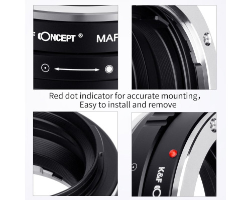 Адаптер K&F Concept MAF-L для объективов Sony A (Minolta AF) на байонет L-mount (LEICA-L, PANASONIC L, SIGMA L)