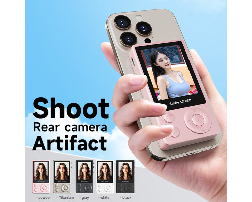 A3 Vlog Selfie Monitor — магнитный экран для селфи и стримов для задней камеры смартфона - черный