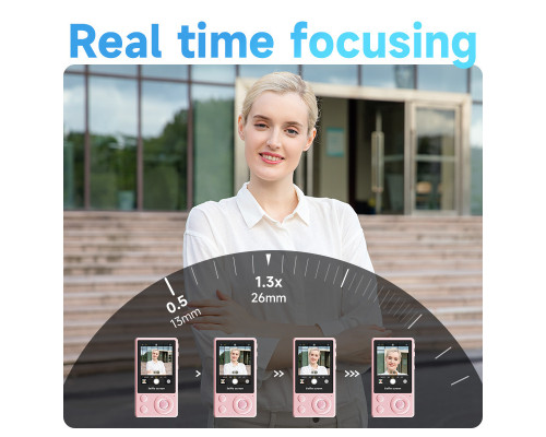 A3 Vlog Selfie Monitor — магнитный экран для селфи и стримов для задней камеры смартфона - черный