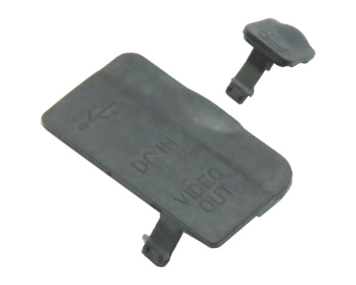 Комплект: заглушка резинка USB, разъем ДУ и Video OUT для фотоаппарата Nikon D80 - 2 шт