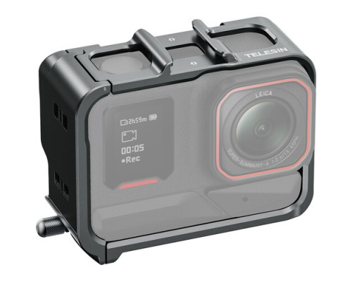 Крепление-адаптер (рамка) Telesin S6-FMS-18-TIS для Insta360 Ace, Insta360 Ace Pro, Insta360 Ace Pro 2 металлическая (алюминиевая)