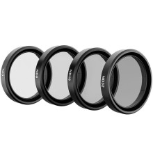 Набір світлофільтрів Telesin (CPL+ND8+ND16+ND32) для DJI Osmo Action 6 (код S5-FLT-40) — 4 шт.