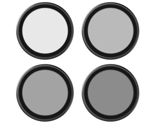Набор светофильтров Telesin (CPL+ND8+ND16+ND32) для DJI Osmo Action 6 (код S5-FLT-40) - 4 шт