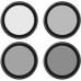 Набор светофильтров Telesin (CPL+ND8+ND16+ND32) для DJI Osmo Action 6 (код S5-FLT-40) - 4 шт