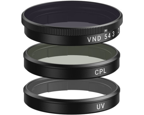 Набор светофильтров Telesin (CPL+VND (ND2-ND32)+UV) для DJI Osmo Action 6 (код S5-FLT-41) - 3 шт