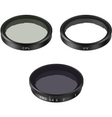 Набір світлофільтрів Telesin (CPL+VND (ND2-ND32)+UV) для DJI Osmo Action 6 (код S5-FLT-41) — 3 шт