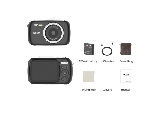 Цифровая камера - фотоаппарат SJCAM ZV100 (черная)