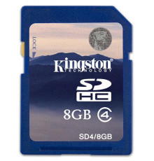 Картка пам'яті SD — Kingston SDHC — 8 GB (4 Class)