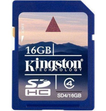 Картка пам'яті SD — Kingston SDHC — 16 GB (4 Class)