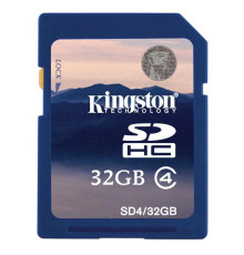 Картка пам'яті SD — Kingston SDHC — 32 GB (4 Class)