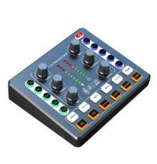 Зовнішня звукова карта M8, аудіоінтерфейс, мікшер, Bluetooth адаптер Live Sound Card USB-гарнітура для мікрофона