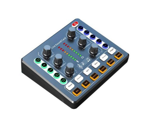 Внешняя звуковая карта M8, аудиоинтерфейс, микшер, Bluetooth адаптер Live Sound Card USB-гарнитура для микрофона