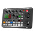 Внешняя звуковая карта F998, аудиоинтерфейс, микшер, Bluetooth адаптер Live Sound Card USB-гарнитура для микрофона Voice Changer